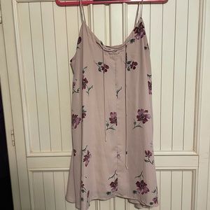 Mauve floral dress